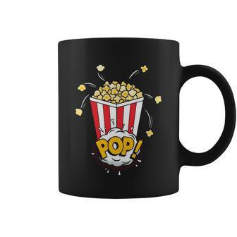 Popcorn Vintage Retro Funny Graphic Plus Size Premium Shirt For Boy Girl Unisex Coffee Mug - Thegiftio UK