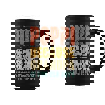 Poppi Because Grandpa Is For Old Guys V2 Coffee Mug - Thegiftio