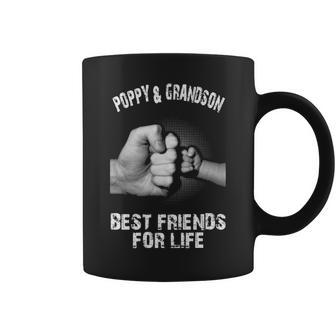 Poppy & Grandson - Best Friends Coffee Mug - Seseable