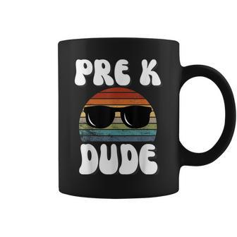 Pre- K Dude Sunglasses Vintage Sunset Retro Back To School Coffee Mug - Thegiftio UK