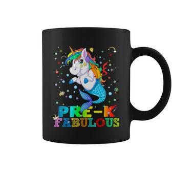 Pre K Fabulous Mermaid Unicorn Coffee Mug - Monsterry