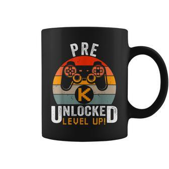 Pre-K Unlocked Level Up Gamer Retro Vintage Video Game Coffee Mug - Thegiftio UK