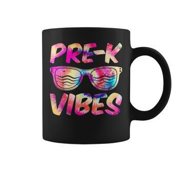 Pre-K Vibes First Day Of Preschool Kids Back To School Coffee Mug - Seseable