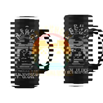 Preschool Level Unlocked Vintage Back To School Video Gamer Coffee Mug - Thegiftio UK