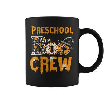 Preschool Teacher Boo Crew Halloween Preschool Teacher Coffee Mug - Seseable
