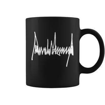 President Donald J Trump Signature Cool Gift Coffee Mug - Monsterry DE