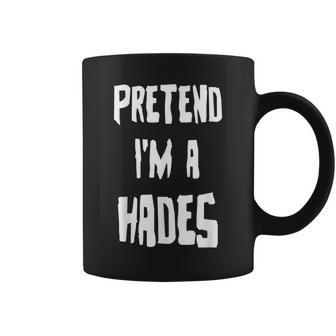 Pretend Im A Hades Greek God Diy Halloween Party Costume Coffee Mug - Seseable