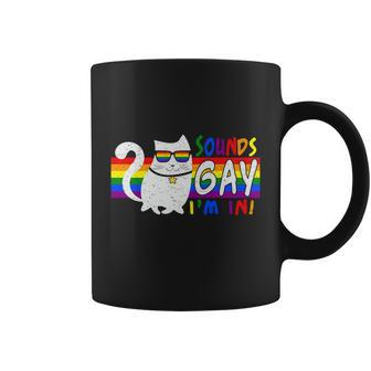 Pride Month Cat Sounds Gay I Am In Lgbt Coffee Mug - Monsterry CA