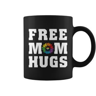 Pride Month Free Mom Hugs Rainbow Lgbt Coffee Mug - Monsterry CA