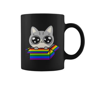 Pride Month Gay Cat In The Lgbt Coffee Mug - Monsterry