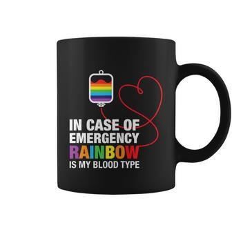 Pride Month Rainbow Is My Blood Type Lgbt Flag Coffee Mug - Thegiftio UK