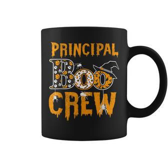 Principal Teacher Boo Crew Halloween Principal Teacher Coffee Mug - Seseable