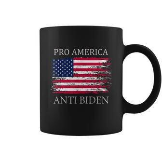 Pro America Anti Biden Flag Impeach Joe Biden Anti Biden Tshirt Coffee Mug - Monsterry AU