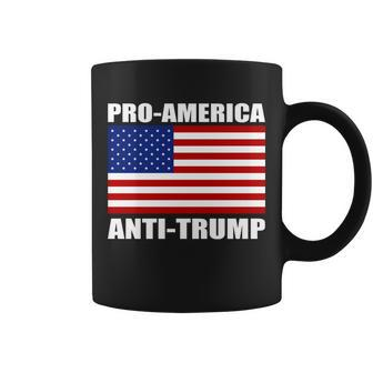 Pro America Anti Trump Tshirt Coffee Mug - Monsterry