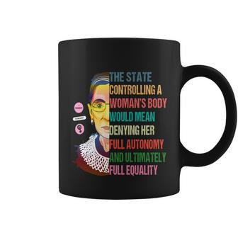 Pro Choice Feminist Ruth Bader Ginsburg Rbg Feminism Reproductive Rights Coffee Mug - Monsterry