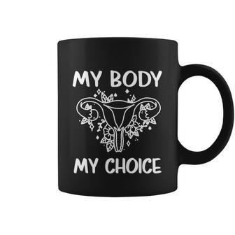 Pro Choice Reproductive Rights Uterus Gift Coffee Mug - Monsterry