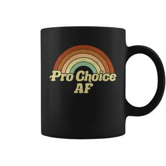 Pro Choice Vintage Rainbow Coffee Mug - Monsterry