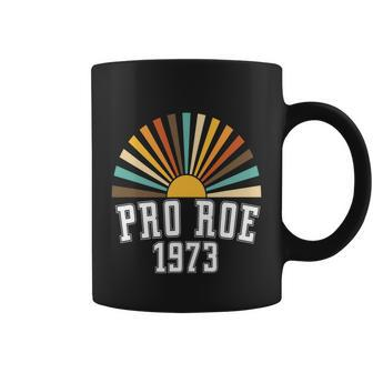 Pro Roe 1973 Rainbow Feminism Womens Rights Choice Coffee Mug - Monsterry DE
