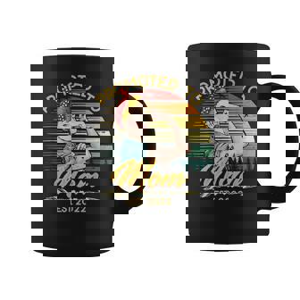 Promoted To Mom Est 2022 Women Vintage First Time Mommy Coffee Mug - Thegiftio