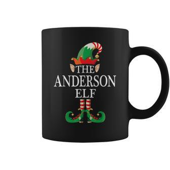 Proud Anderson Surname Xmas Family The Anderson Elf V2 Coffee Mug - Thegiftio UK