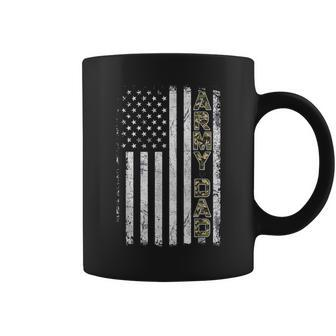 Proud Army Dad United States Usa Flag Gift For Fathers Day Coffee Mug - Thegiftio UK