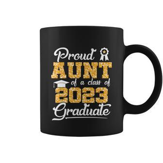 Proud Aunt Of A Class Of 2023 Graduate Senior Graduation Meaningful Gift Coffee Mug - Thegiftio UK