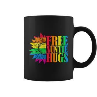 Proud Lgbt Free Auntie Hugs Lgbt Pride Month Coffee Mug - Monsterry