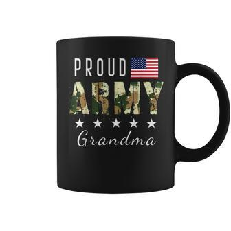 Proud Military Camouflage Proud Army Grandma Mothers Gift Coffee Mug - Thegiftio UK