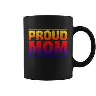 Proud Mom Abrosexual Flag Lgbtq Queer Mothers Day Abrosexual Gift Coffee Mug - Monsterry