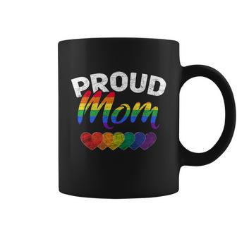 Proud Mom Lgbtq Gay Pride Queer Mothers Day Gift Lgbt Gift Coffee Mug - Monsterry CA