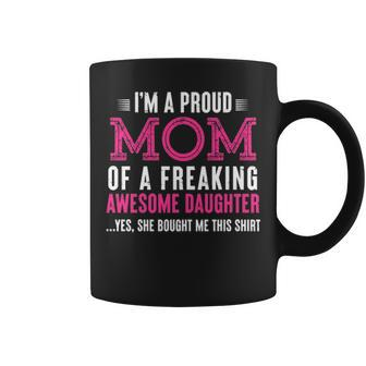 Proud Mom Mother S Day Gift From A Daughter To Mom Funny Gift Graphic Design Printed Casual Daily Basic Coffee Mug - Thegiftio UK