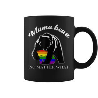 Proud Mom No Matter What Lgbtq Lgbt Mom Pride Mama Bear Coffee Mug - Thegiftio UK