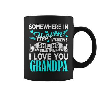 Proud My Grandpa In Heaven Happy Father Day Proud Of Grandpa Coffee Mug - Thegiftio UK