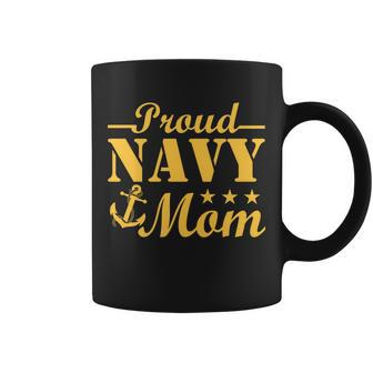 Proud Navy Mom V4 Coffee Mug - Monsterry CA