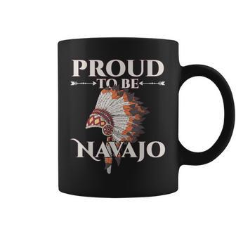 Proud To Be Navajo American Indigenous Native American Coffee Mug - Thegiftio UK