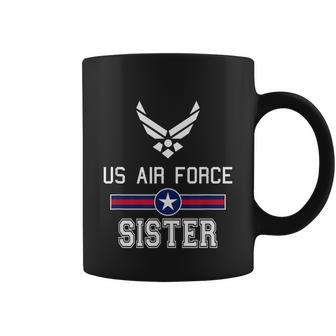 Proud Us Air Force Sister Military Pride Coffee Mug - Monsterry