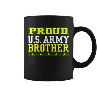 Proud US Army Brother T-Shirt Graphic Design Printed Casual Daily Basic Coffee Mug - Thegiftio UK