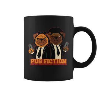 Pug Fiction T-Shirt Graphic Design Printed Casual Daily Basic Coffee Mug - Thegiftio UK