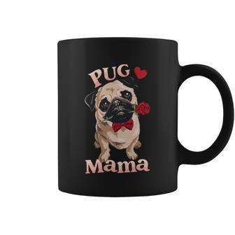 Pug Mama Dog Dogs Puppy Paw Animal Mother Pug Gift Coffee Mug - Thegiftio UK