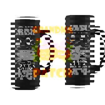 Pumpkin Grandma Of The Patch Funny Family Matching Halloween Sweatshirt Coffee Mug - Thegiftio UK