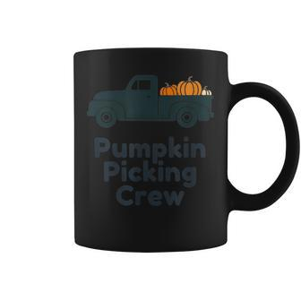 Pumpkin Picking Crew 2021- Halloween Farm Truck Pumpkins Coffee Mug - Thegiftio UK