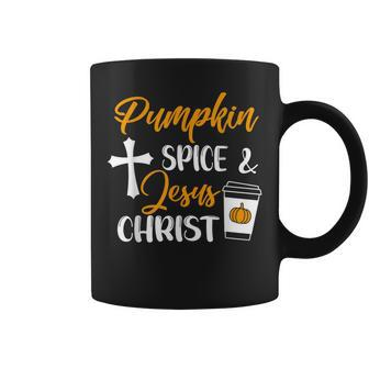 Pumpkin Spice And Jesus Christ Thanksgiving Fall Christian  Coffee Mug