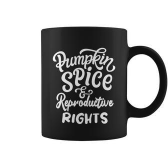 Pumpkin Spice And Reproductive Rights Cool Gift V2 Coffee Mug - Monsterry