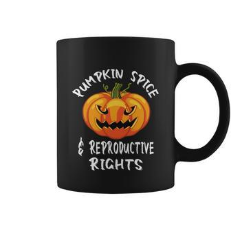 Pumpkin Spice And Reproductive Rights Fall Feminist Choice Gift V11 Coffee Mug - Monsterry UK