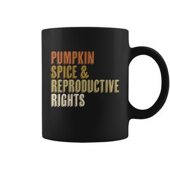 Pumpkin Spice And Reproductive Rights Feminist Choice Fall Cool Gift Coffee Mug - Monsterry