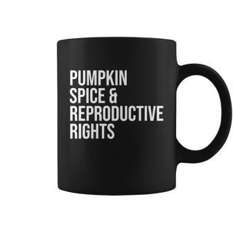 Pumpkin Spice And Reproductive Rights Gift V2 Coffee Mug - Monsterry