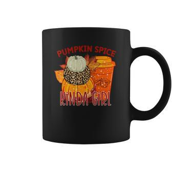 Pumpkin Spice Kinda Girl Fall Weather Coffee Mug - Seseable