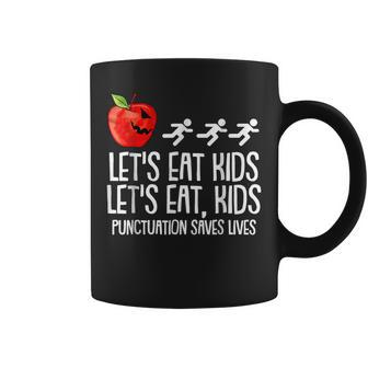 Punctuation Lets Eat Kids Halloween Educator Apple Educator Coffee Mug - Thegiftio UK