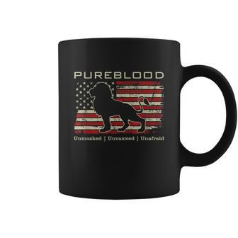 Pureblood Movement Pureblood Medical Freedom Lion Usa Flag Tshirt V2 Coffee Mug - Monsterry