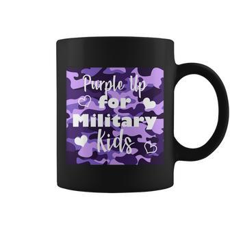 Purple Up For Military Kids Awareness Coffee Mug - Monsterry AU